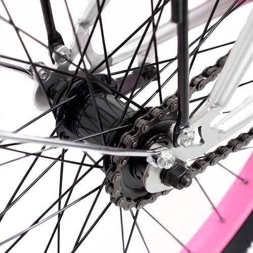 Bicicleta R24 para mujer urbana acapulco plata Turbo 