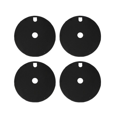 Juego De Tapas Para Rin 20 Negro 20 4 Piezas 