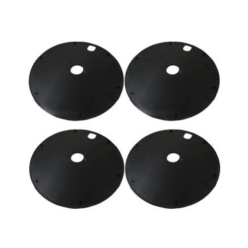 Juego De Tapas Para Rin 20 Negro 20 4 Piezas 