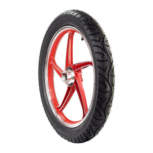 Llanta 3.00-17 para moto 50P 6PR Tube Type P6051 Motometa 