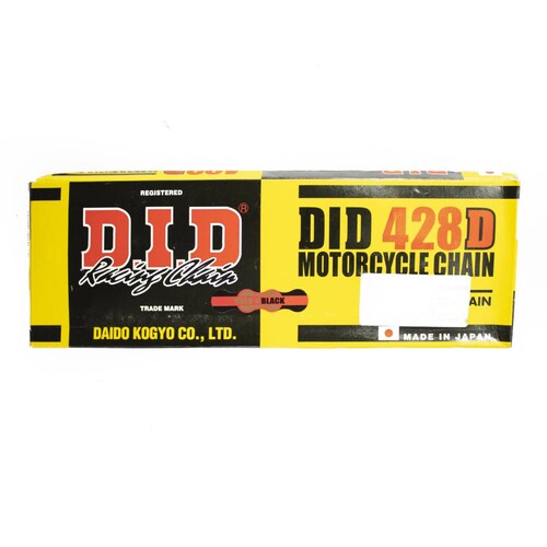 Cadena 428D x 136 G&B DID (Dorada c/ negro) 