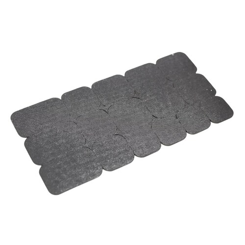 Tira de 16 Parches 3x6mm para Camara Bicicleta Precortados 