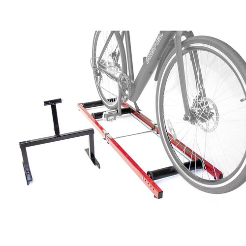 Rodillo Entrenador Bicicleta Triple Rodillos Pegable Rojo 