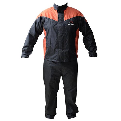 Impermeable Roda negro/naranja set (2pz) Talla XG 