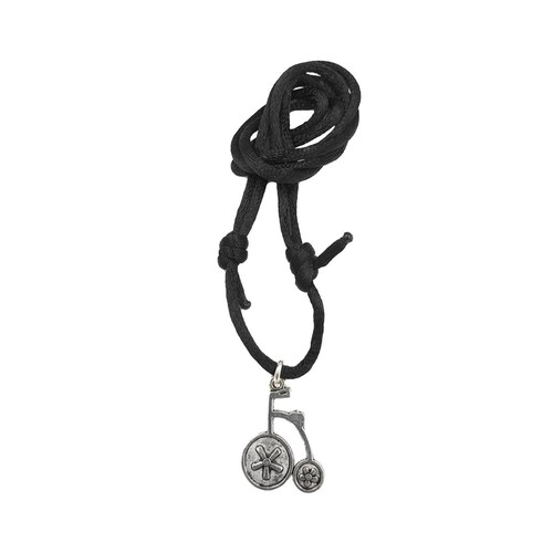 Collar hilo con dije bici antigua para ciclistas VCstick 