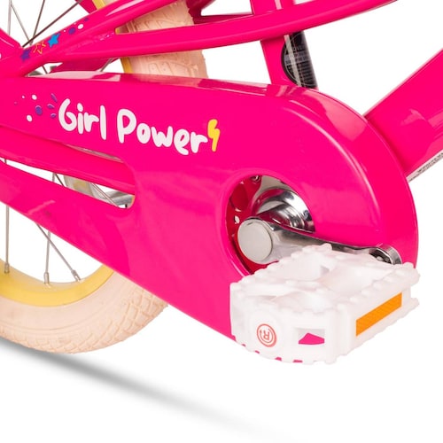 Bicicleta R16 para niña infantil fucsia Cotton Candy Turbo 