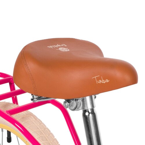 Bicicleta R16 para niña infantil fucsia Cotton Candy Turbo 