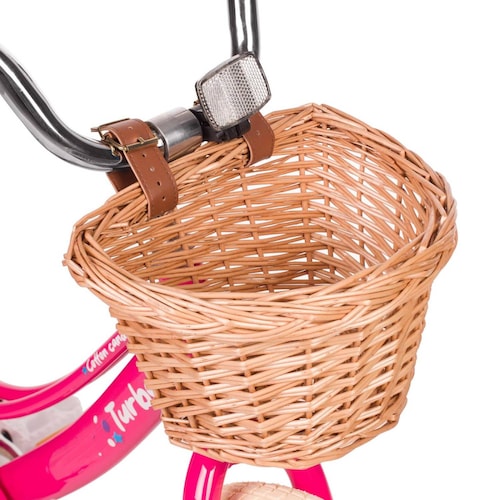 Bicicleta R16 para niña infantil fucsia Cotton Candy Turbo 