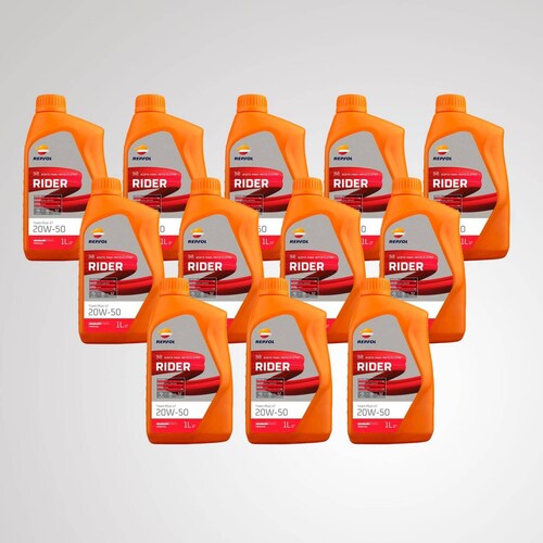 Caja Aceite para moto 4T 20w50 mineral 12pz Town Repsol 