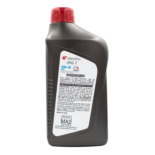 Aceite para motocicleta 10W40 IRG7 Idemitsu 