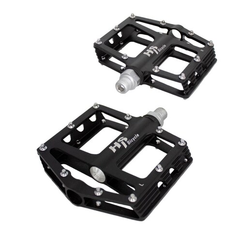 Pedales para bicicleta BMX 1/2 aluminio negro ALNC-549 HS 