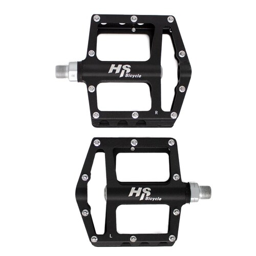 Pedales para bicicleta BMX 1/2 aluminio negro ALNC-549 HS 