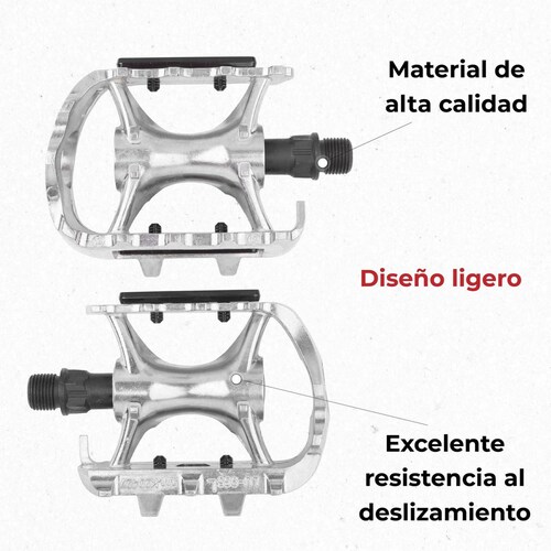 Pedales para bicicleta 9/16 MTB aluminio Luca Wellgo 