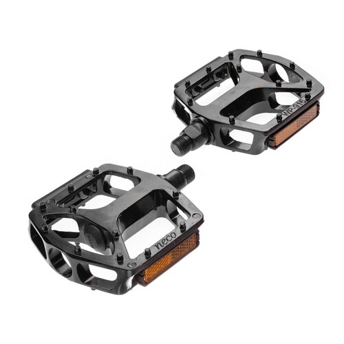 Pedales para bicicleta MTB 9/16 aluminio negro WP916 Mariluz 