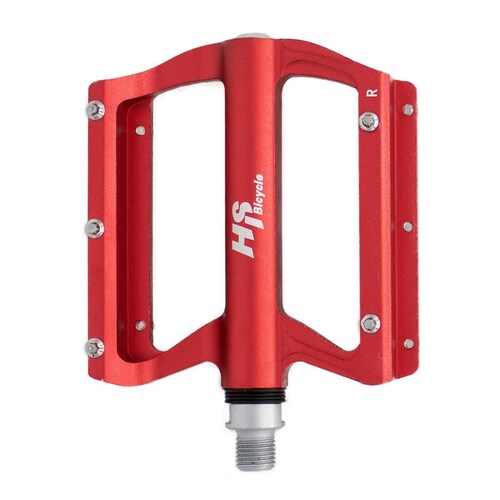 Pedales para bicicleta BMX 1/2 aluminio rojo ALNC-830B HS 