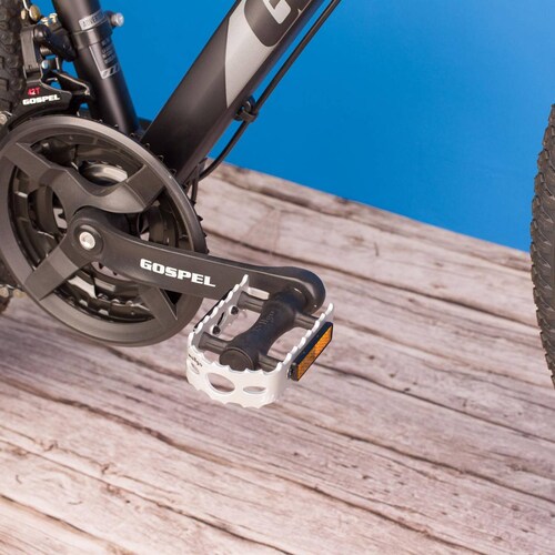 Pedales para bicicleta 9/16 MTB aluminio plata LU-C3S Wellgo 
