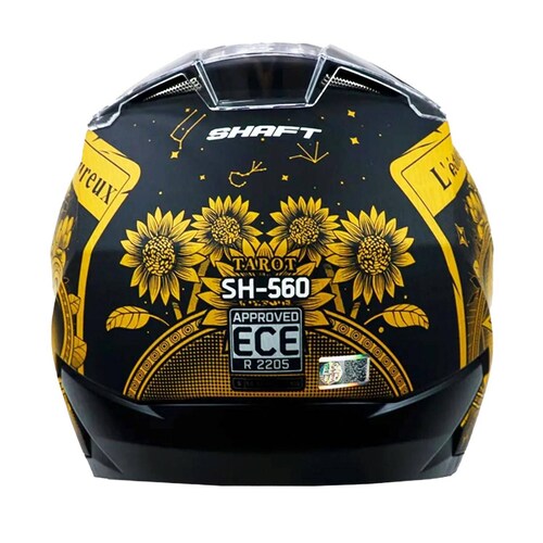 Casco cerrado para moto Tarot Dorado Talla L SH560 Shaft 