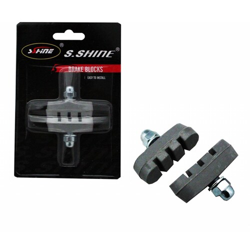 Zapata de Frenos V-Brake para Bicicleta 40mm Gris S Shine 