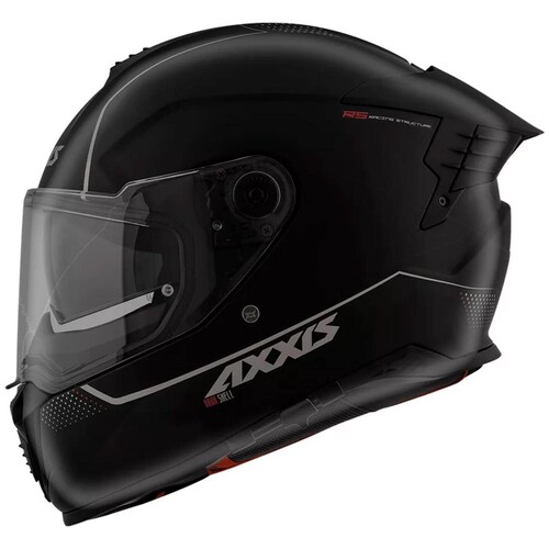 Casco para moto negro talla L Hawk Solid A1 Axxis 
