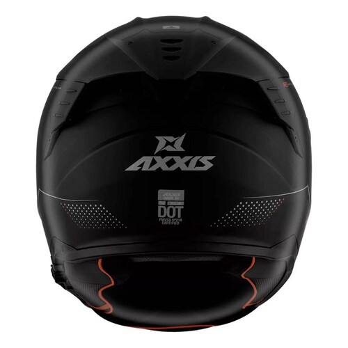 Casco para moto negro talla L Hawk Solid A1 Axxis 