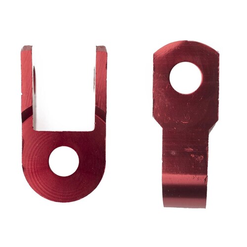 Extension Aumento Para Amortiguador De Moto Universal Rojo 