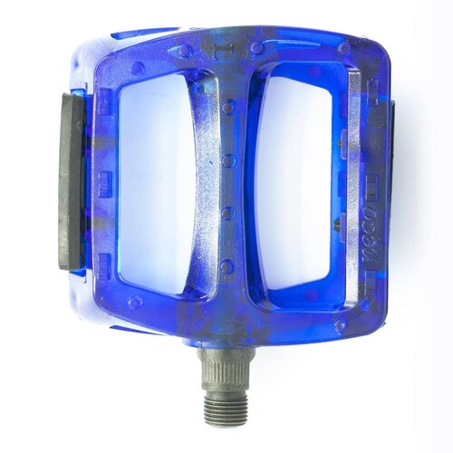 Pedales para bicicleta MTB 9/16 azul transparente WP-601 Mariluz 