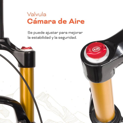 Tijera bicicleta R29 con bloqueo lock out Suspension Mariluz 