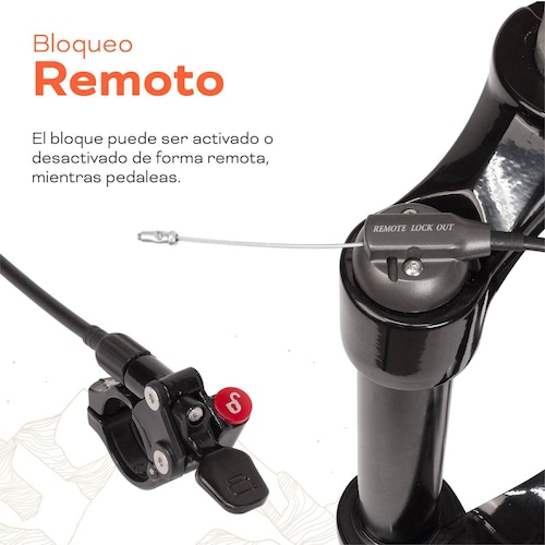 Tijera bicicleta R26 con bloqueo Suspension Mariluz 