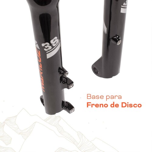Tijera bicicleta R26 con bloqueo Suspension Mariluz 