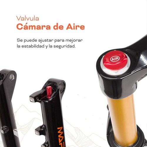 Tijera bicicleta R29 con bloqueo Suspension Mariluz 