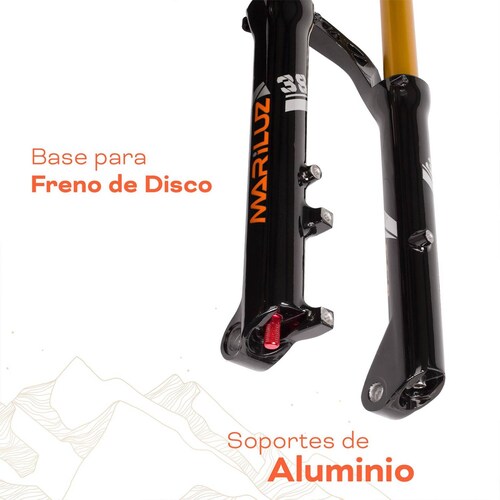 Tijera bicicleta R29 con bloqueo Suspension Mariluz 