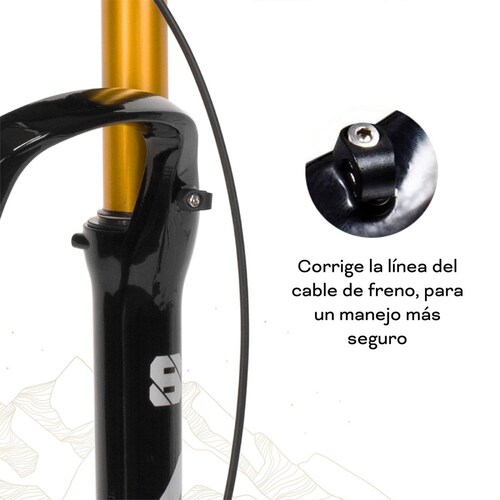 Tijera bicicleta R29 con bloqueo Suspension Mariluz 