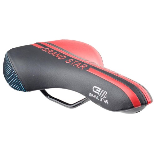 Asiento Sillin Para Bicicleta MTB Negro Rojo 