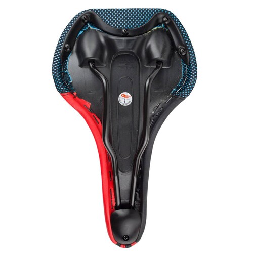 Asiento Sillin Para Bicicleta MTB Negro Rojo 