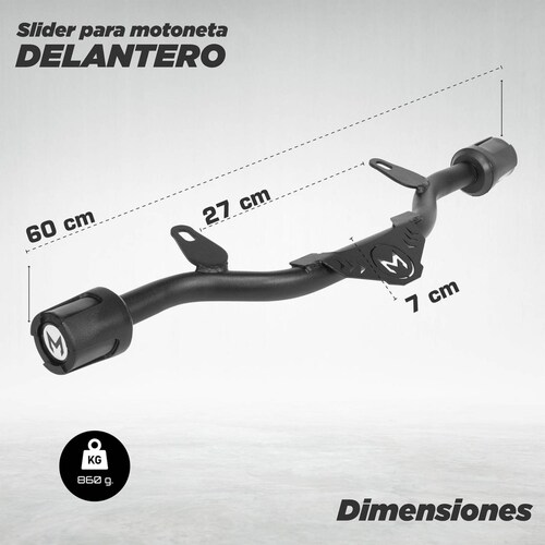 Slider Delantero Para Motoneta Ws150 Ws175 Sport Cross 