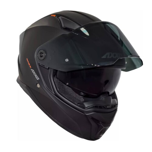 Casco para motociclista talla XL integral Panther solid A1 negro matte Axxis 