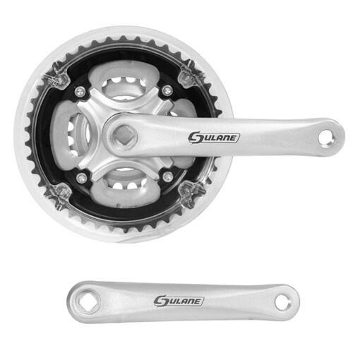 Triple multiplicacion para bicicleta con bielas de 24/34/42D (Aluminio) 170mm (Acero) Mariluz 
