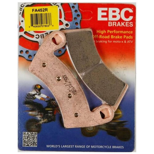 Balata para motocicleta FA452R (Usar Tambien FA452SV) EBC 