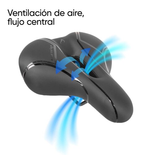Asiento para bicicleta para mujer con led y herramientas (llave allen y llave inglesa) WL-196L Veale 