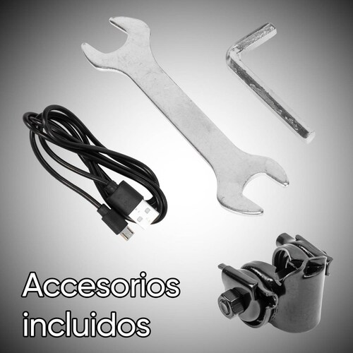 Asiento para bicicleta para mujer con led y herramientas (llave allen y llave inglesa) WL-196L Veale 