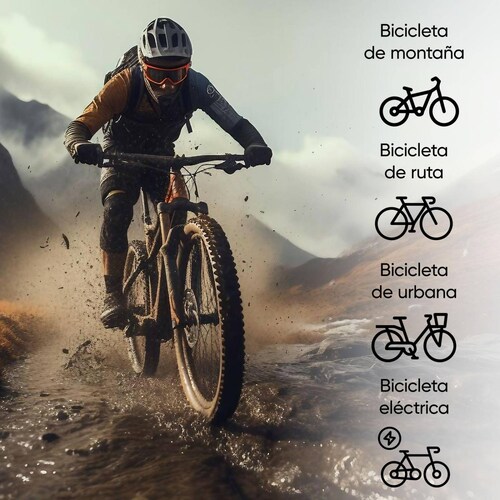 Asiento para bicicleta para mujer con led y herramientas (llave allen y llave inglesa) WL-196L Veale 