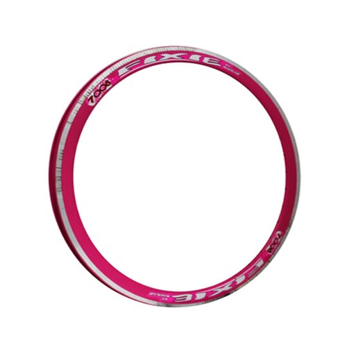 Rin para bicicleta 700 x 36 hoyos de aluminio aerodinamico rosa fluorescente Fixie Mariluz 