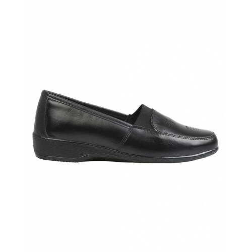 Zapato Confort Mujer Salvaje Tentación Negro 04102500 Piel 