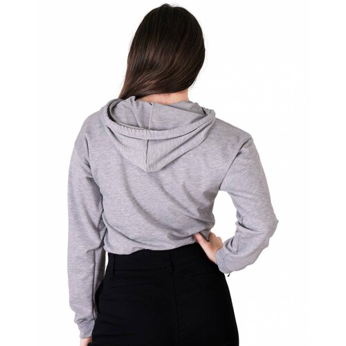 Sudadera Mujer Moda Con Capucha Gris Stfashion 69703869 .