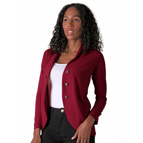 Saco Mujer Formal Blazer Rojo Stfashion 79304213 .