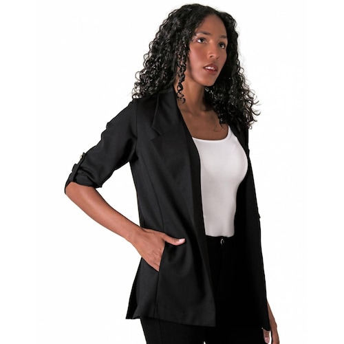 Saco Mujer Formal Blazer Negro Stfashion 79304211 .