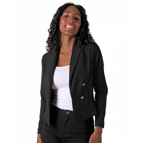 Saco Mujer Formal Blazer Negro Stfashion 79304229 .