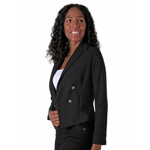 Saco Mujer Formal Blazer Negro Stfashion 79304229 .