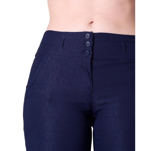 Pantalón Mujer Vestir Slim Azul Barbary 65700435 Marino 28