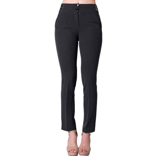 Pantalón Mujer Vestir Recto Gris Barbary 65703003 Oxford 15